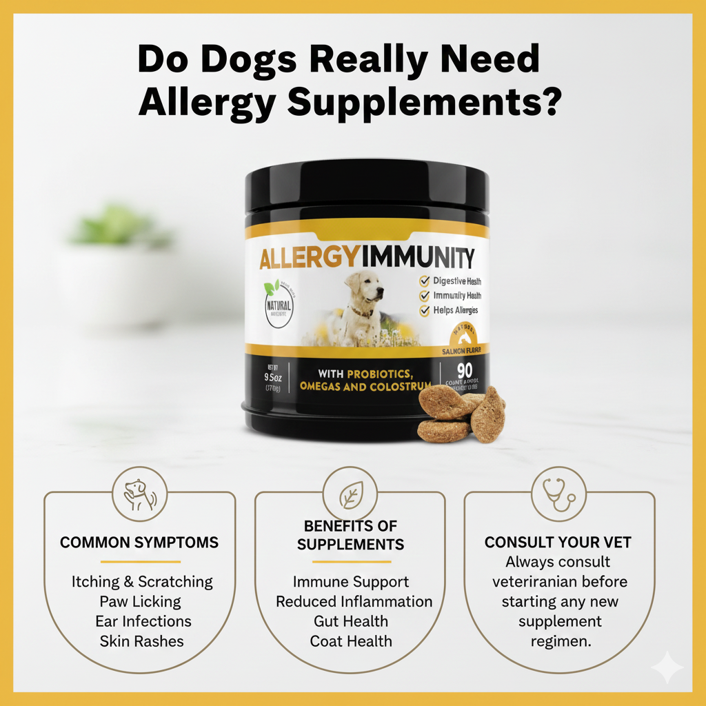 Do Dogs Really Need Allergy Supplements? 